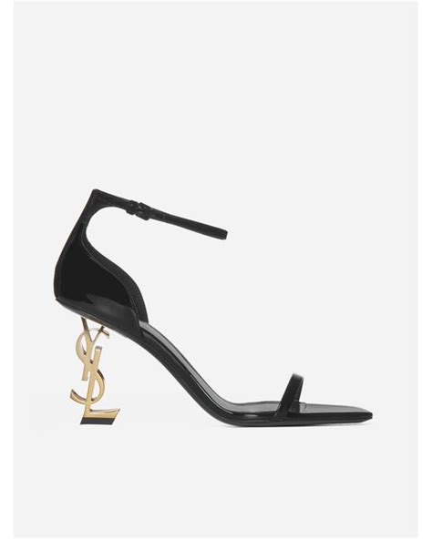 ysl opyum sandals in patent leather|YSL opyum sandals 85mm.